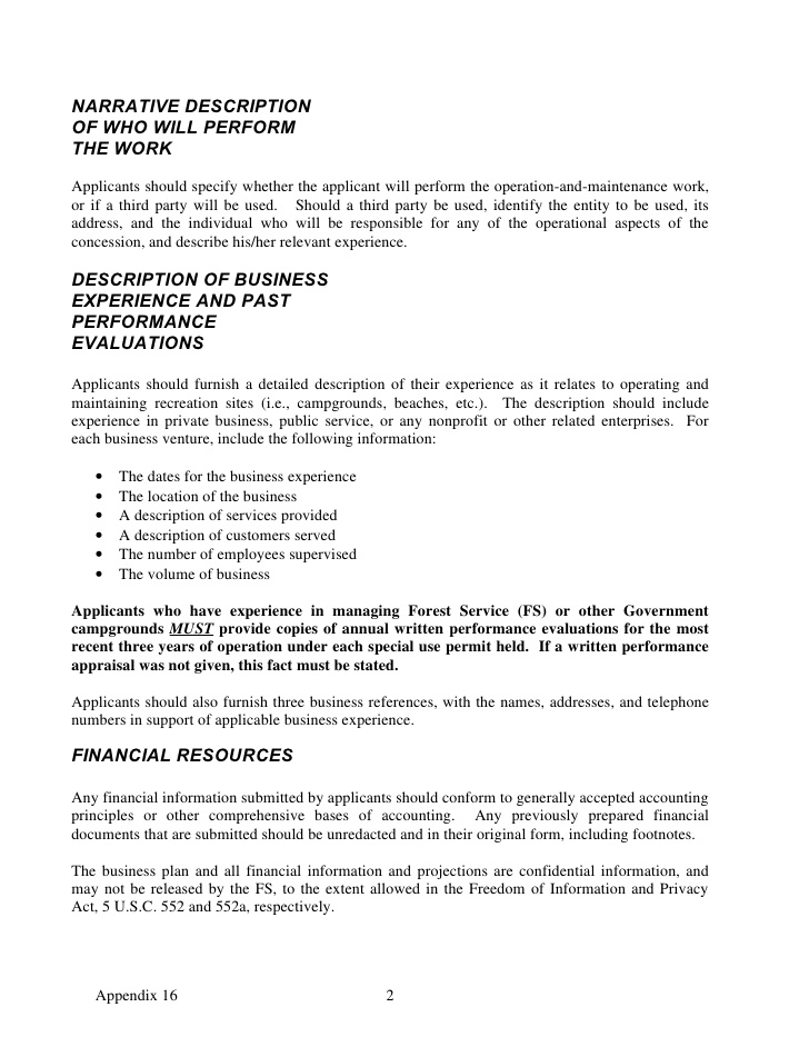 Business appendix example Business appendix example picture