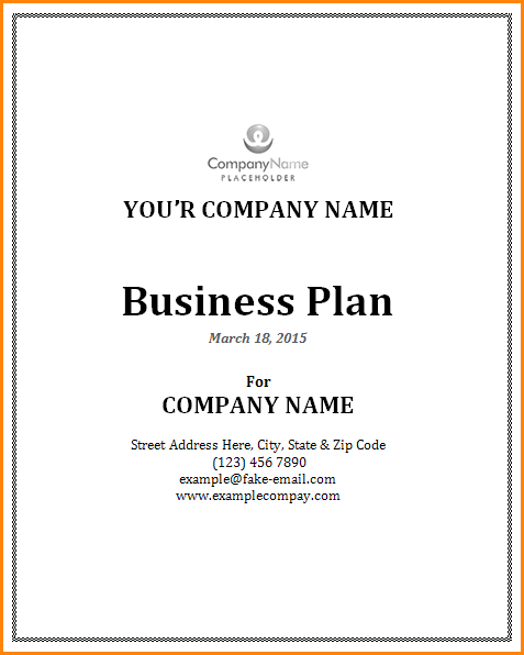 select one new business plan title