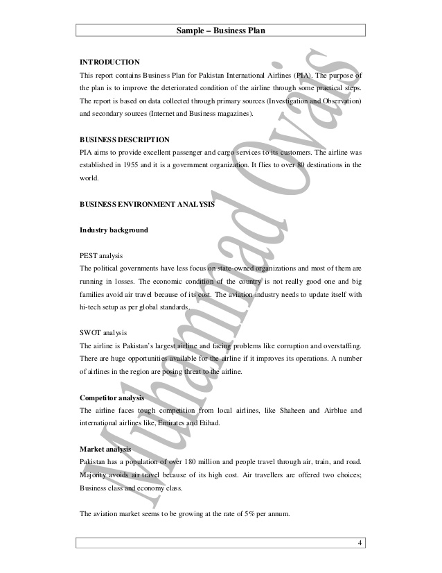 05 practical writing sample pia business plan 05 practical writing sample pia business plan