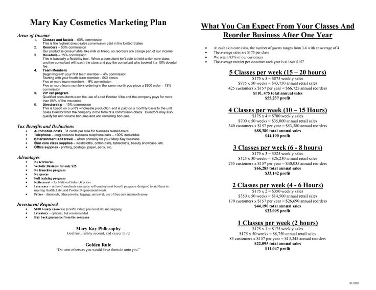 business plan template makeup artist