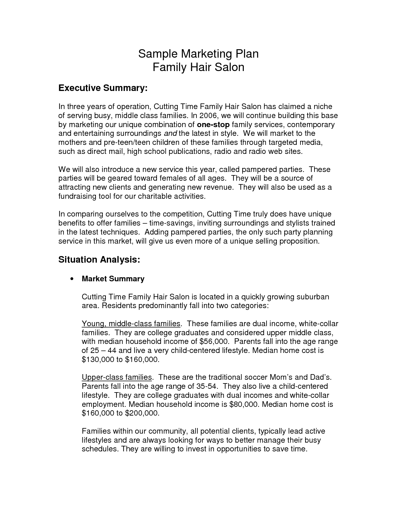 Hair Salon Business Plan Template Doc from www.ghilliesuitmarket.com
